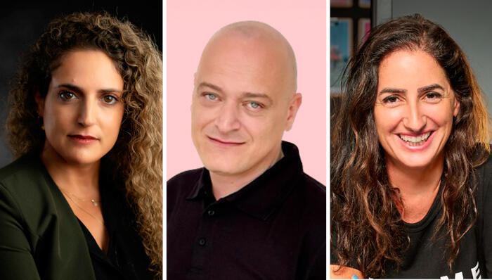  From left: Lotan Magal Ariel Utnik, and Avital Sincai 